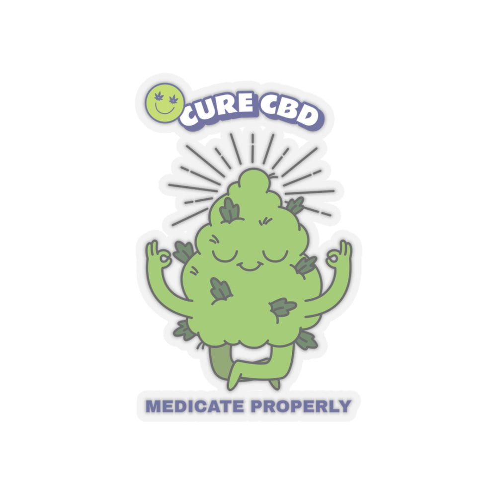 Medicate Properly Sticker